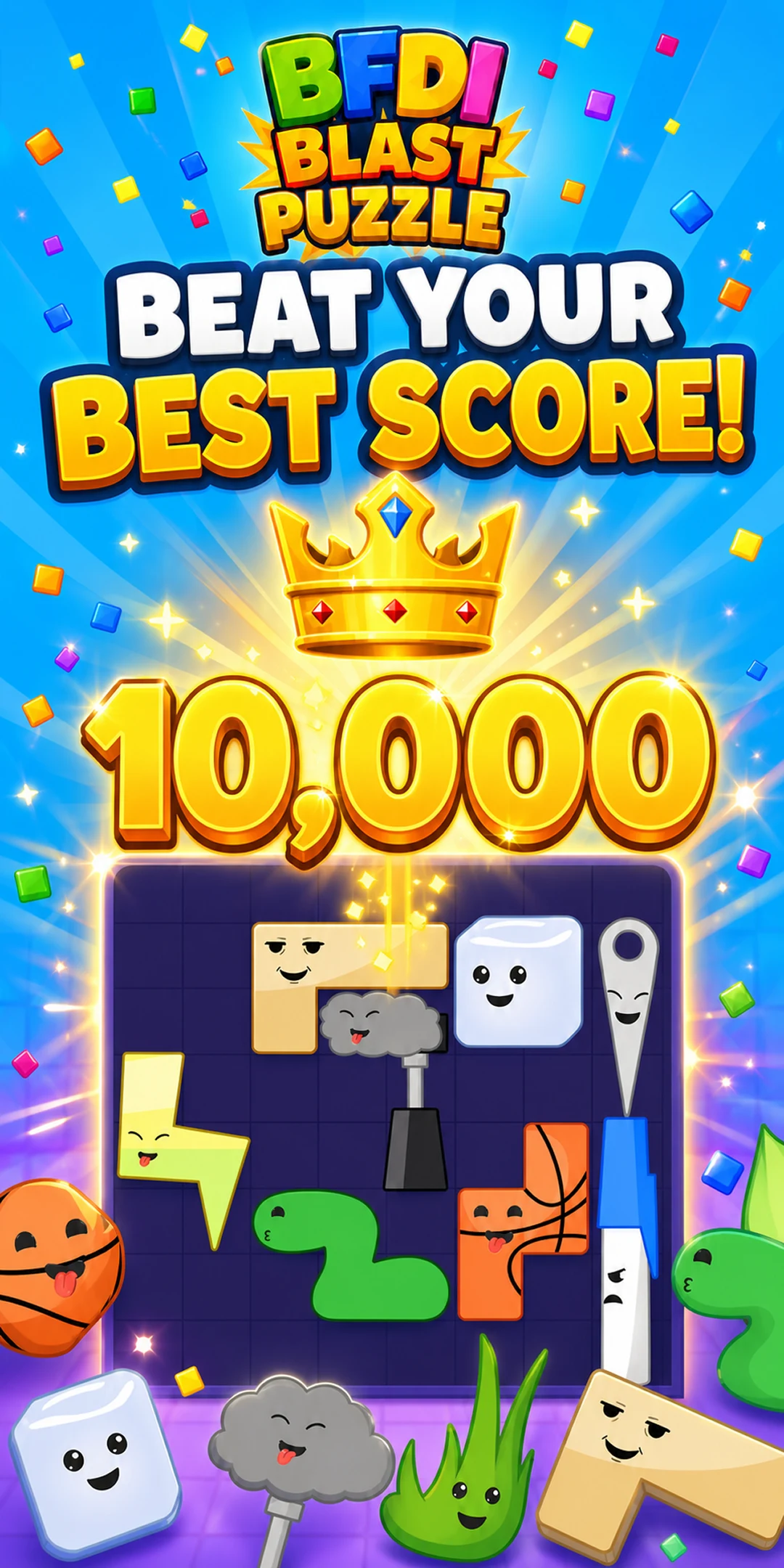BFDI Blast Puzzle screenshot