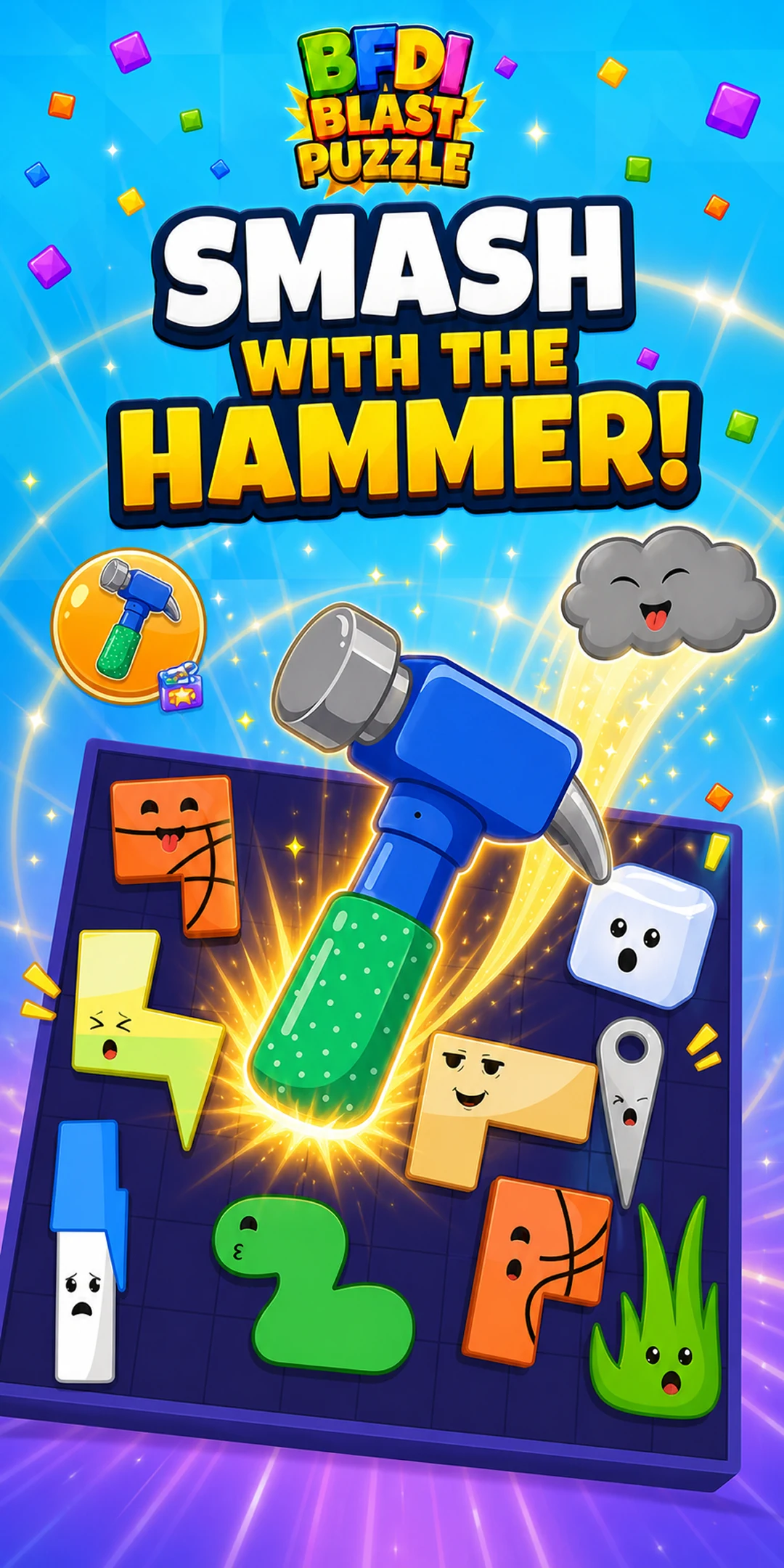 BFDI Blast Puzzle screenshot