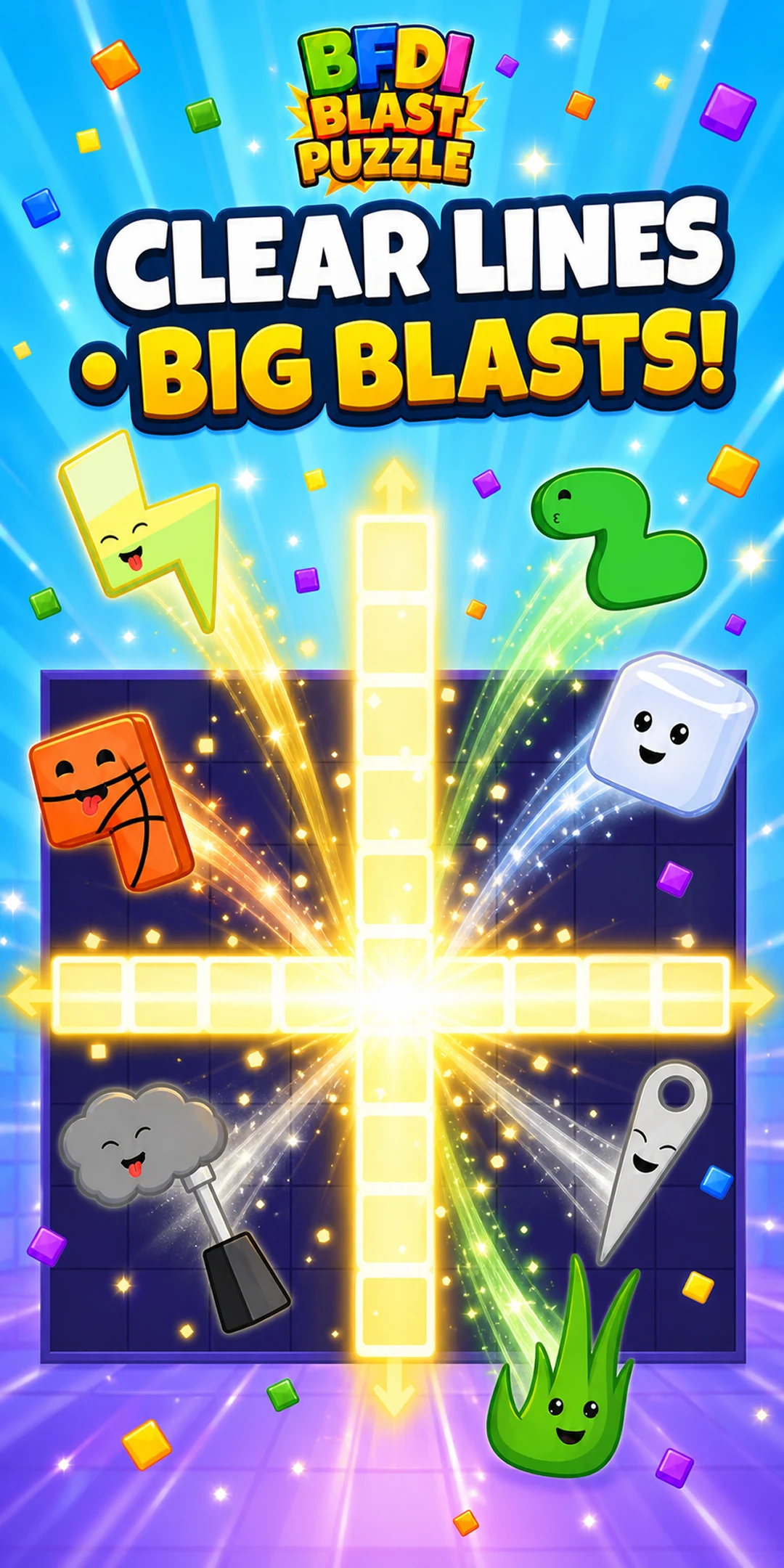 BFDI Blast Puzzle screenshot